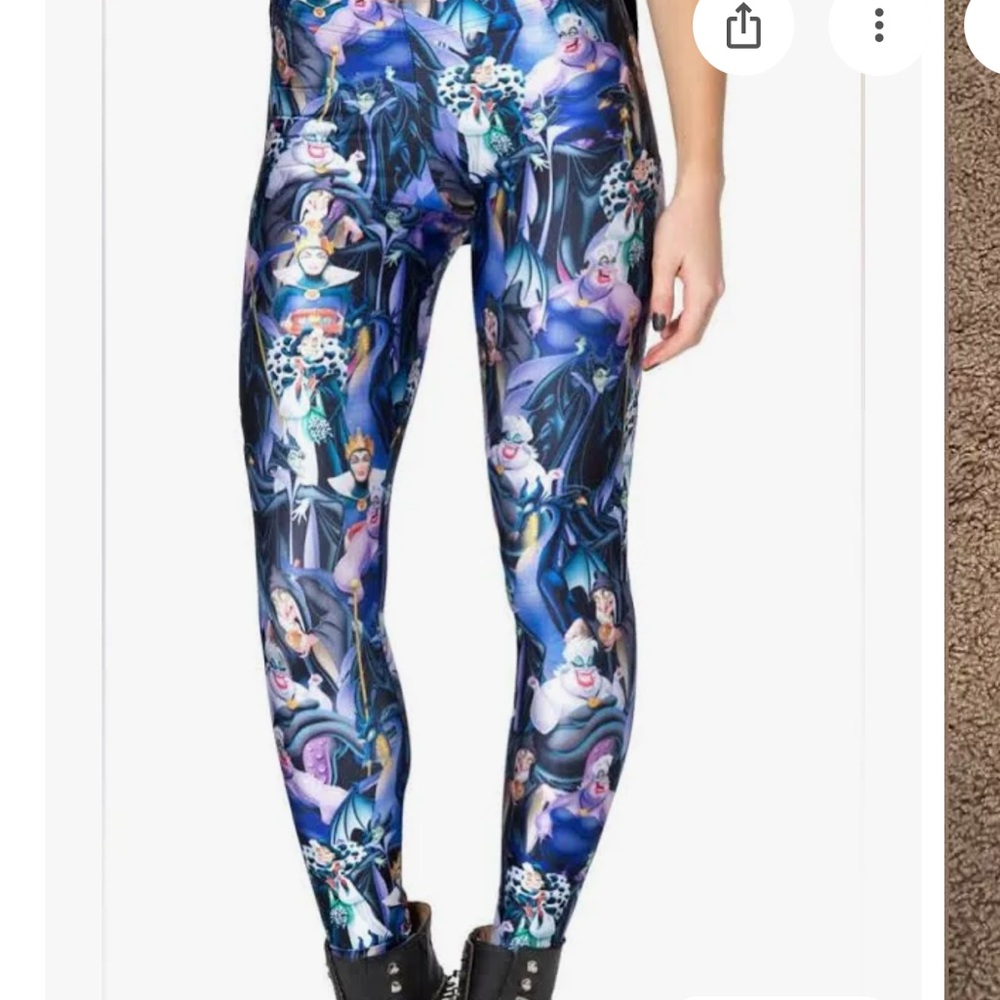 EUC  BLACKMILK  DISNEY VILLAINS  Leggings XL